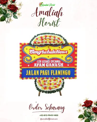 Bunga Papan Congratulation di Pepedan
